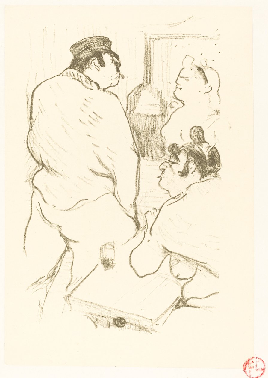 Terror for Grenelle av Henri de Toulouse Lautrec