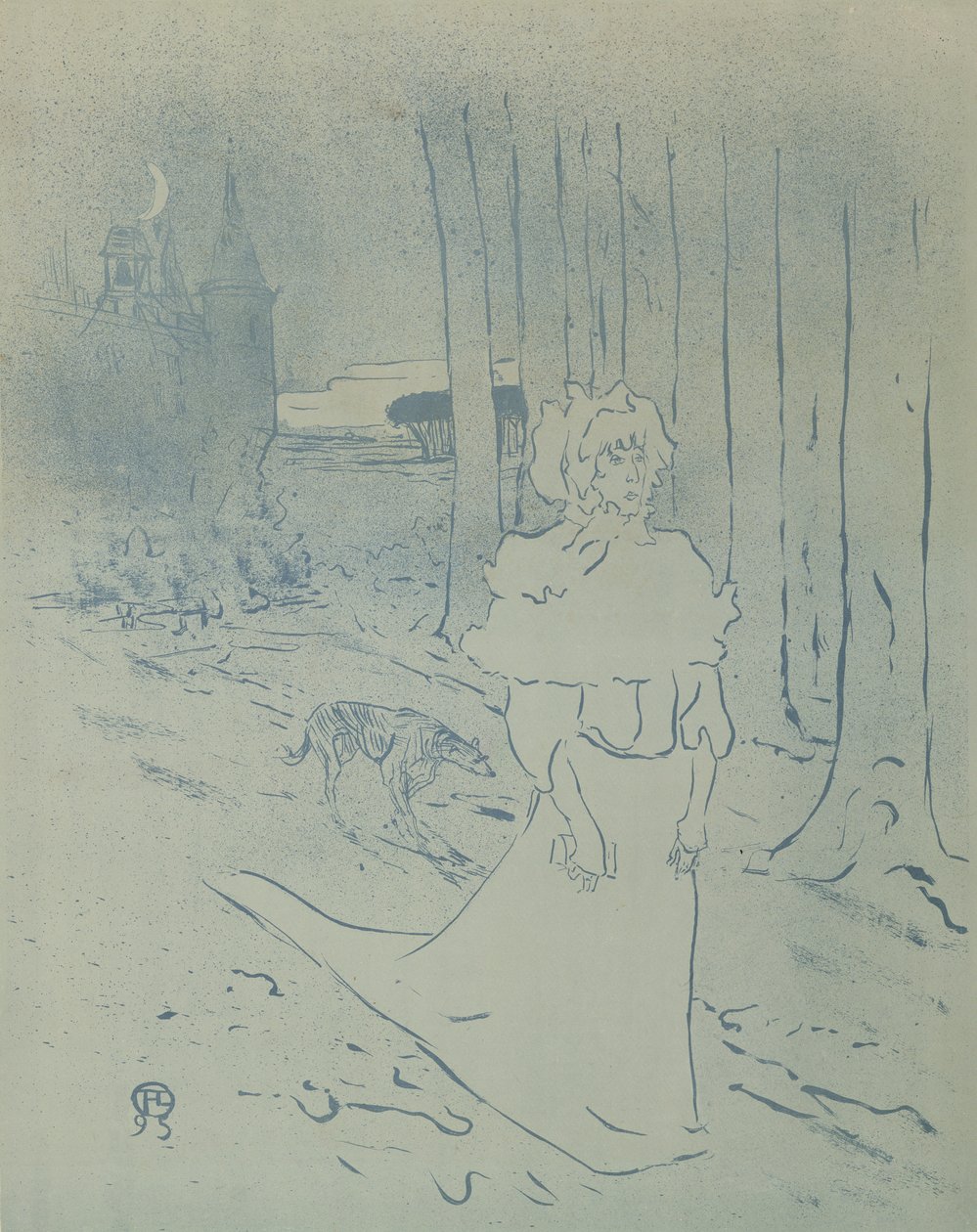 Alarmklokken, 1895 av Henri de Toulouse Lautrec