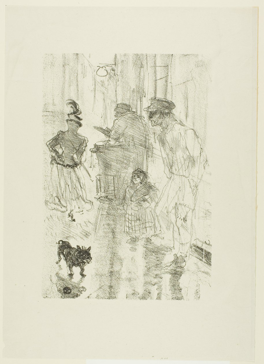 Kastanjeleverandøren av Henri de Toulouse Lautrec