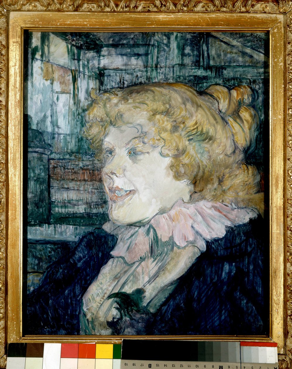Den engelske stjernen på Havr (Miss Doly). Maleri av Henri de Toulouse-Lautrec (1864-1901). Dim. 0,41 x 0,32. 1899. Albi, Musee Toulouse Lautrec av Henri de Toulouse Lautrec