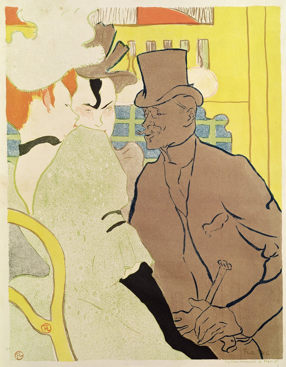 Engelskmannen ved Moulin Rouge av Henri de Toulouse Lautrec