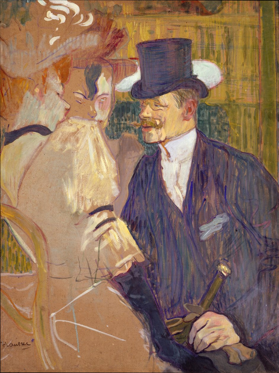 Engelskmannen ved Moulin Rouge, 1892 (olje på papp) av Henri de Toulouse Lautrec