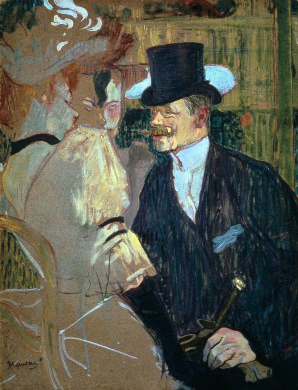 Engelskmannen ved Moulin Rouge, 1892 av Henri de Toulouse Lautrec