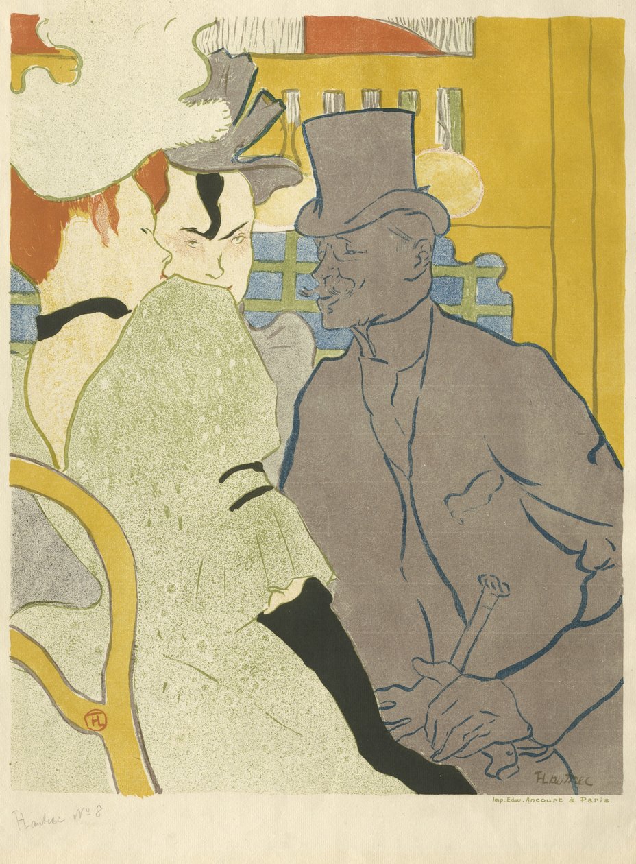 Engelskmannen ved Moulin Rouge, 1892 av Henri de Toulouse Lautrec