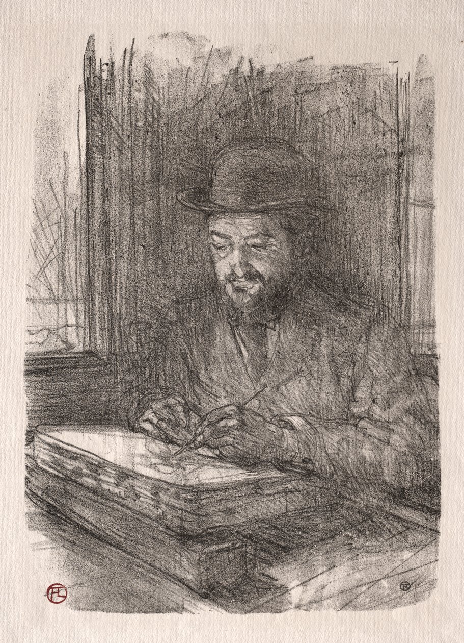 Den gode litografen av Henri de Toulouse Lautrec