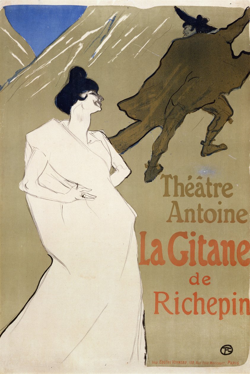 Sigøyneren, 1899 av Henri de Toulouse Lautrec