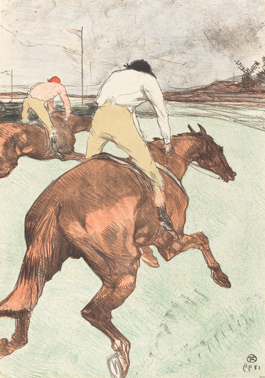 The Jockey (Le jockey) av Henri de Toulouse Lautrec