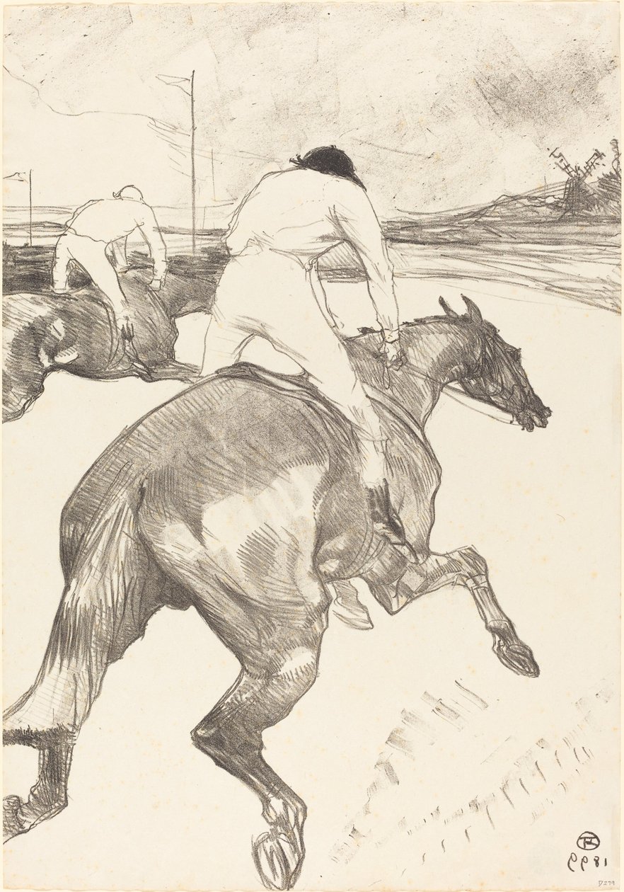 The Jockey (Le jockey) av Henri de Toulouse Lautrec
