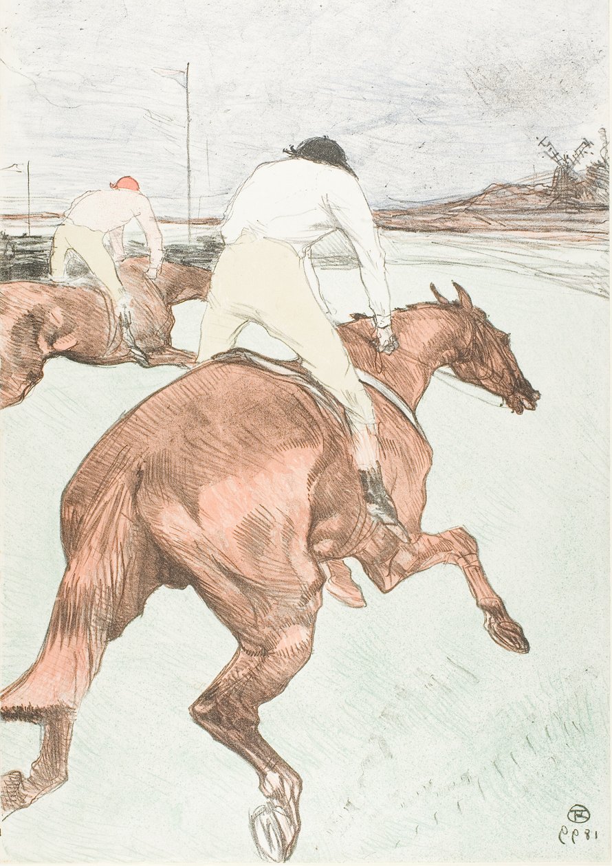 Jockeyen av Henri de Toulouse Lautrec