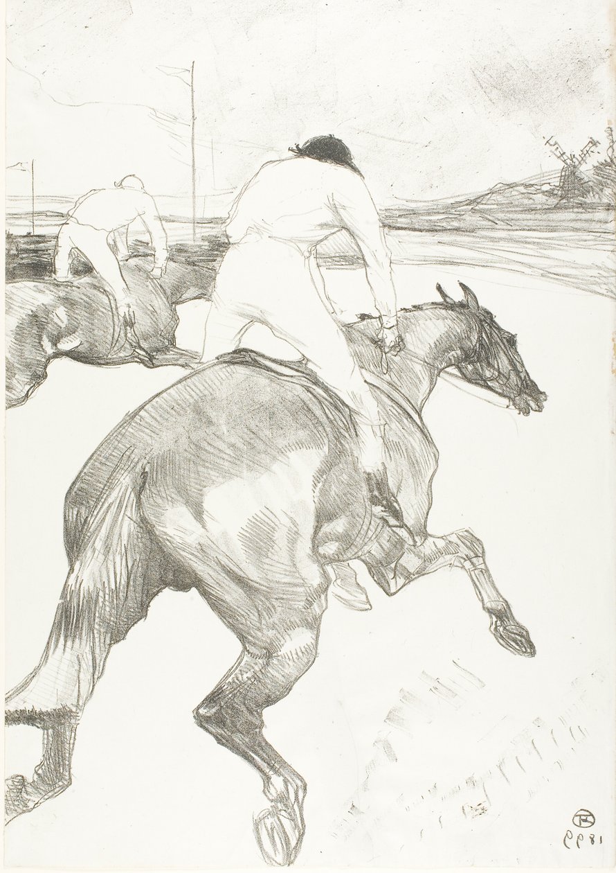 Jockeyen av Henri de Toulouse Lautrec