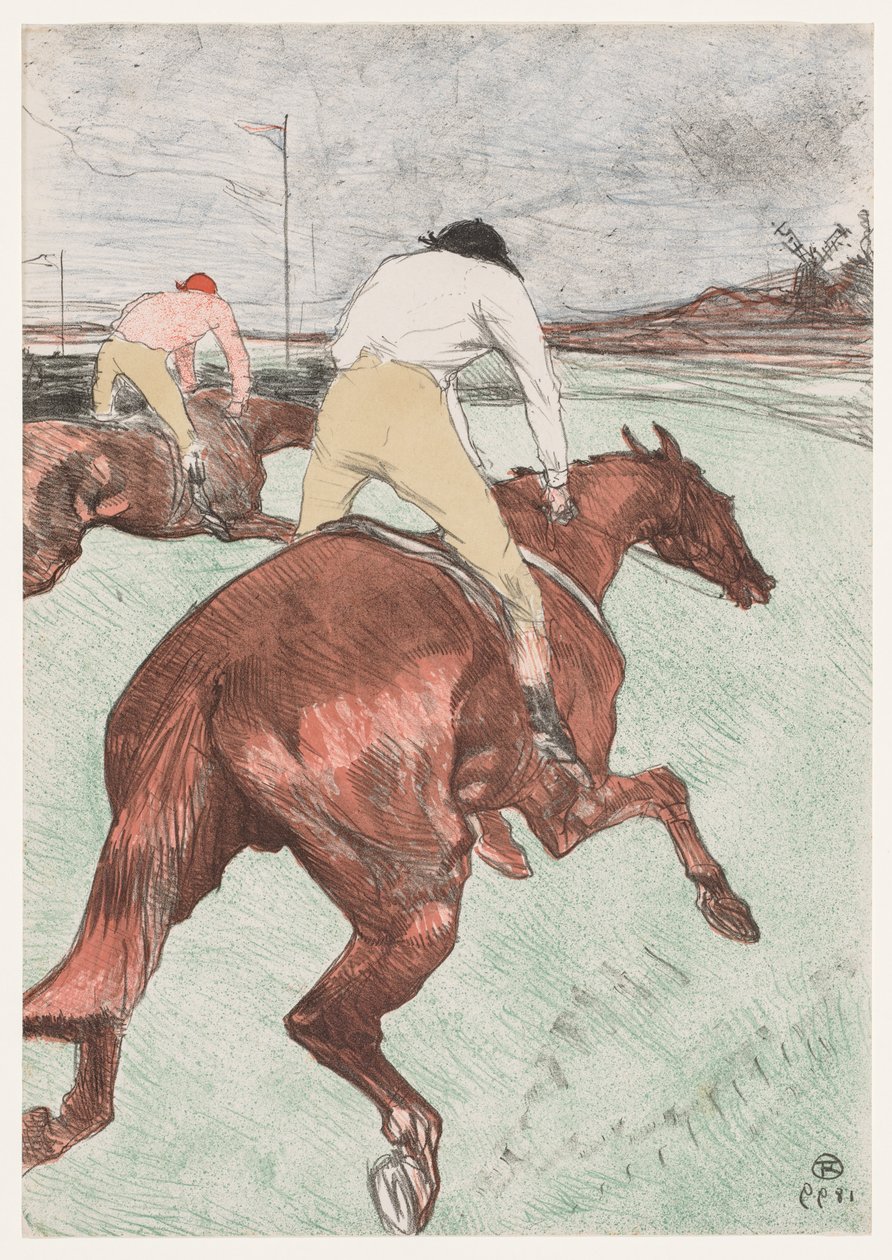 Jockeyen av Henri de Toulouse Lautrec