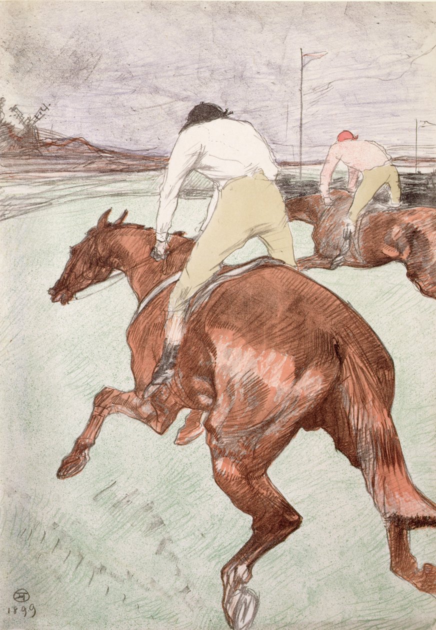 Jockeyen av Henri de Toulouse Lautrec