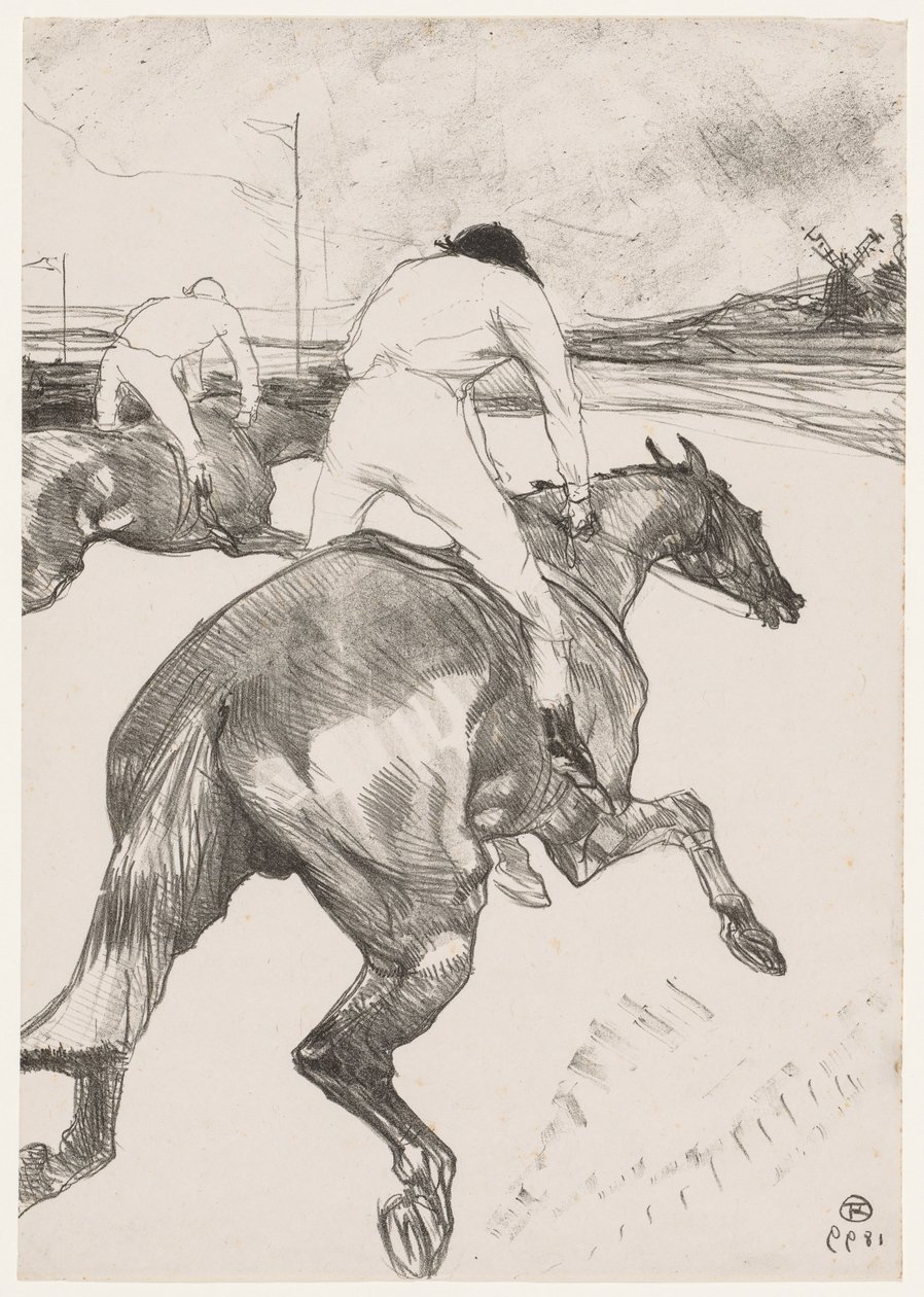 The Jockey, 1899. av Henri de Toulouse Lautrec