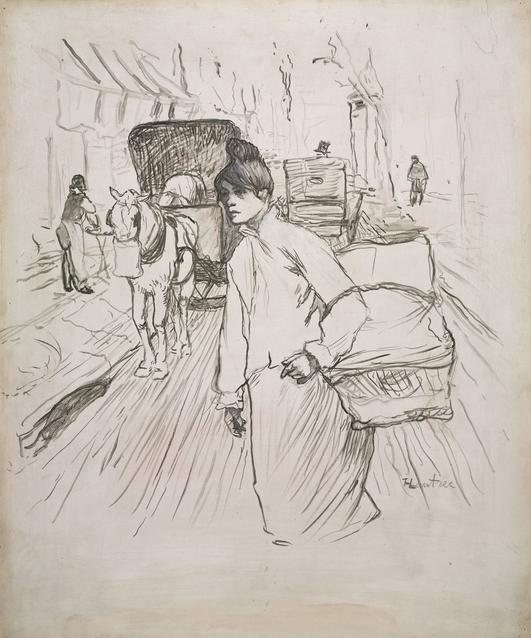 Vaskeren, 1888. av Henri de Toulouse Lautrec