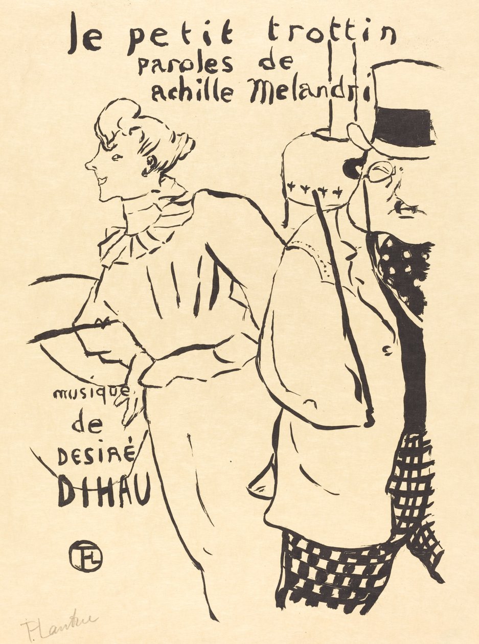 The Little Errand-Girl (Le petit trottin) av Henri de Toulouse Lautrec