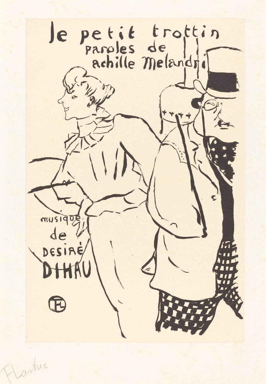 The Little Errand-Girl (Le petit trottin) av Henri de Toulouse Lautrec