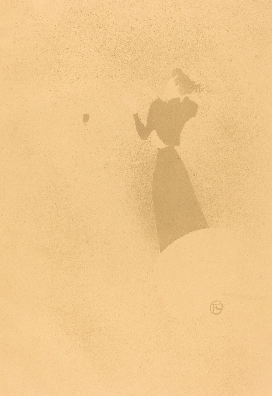 The Milliner La Modiste - Renée Vert, 1893. av Henri de Toulouse Lautrec