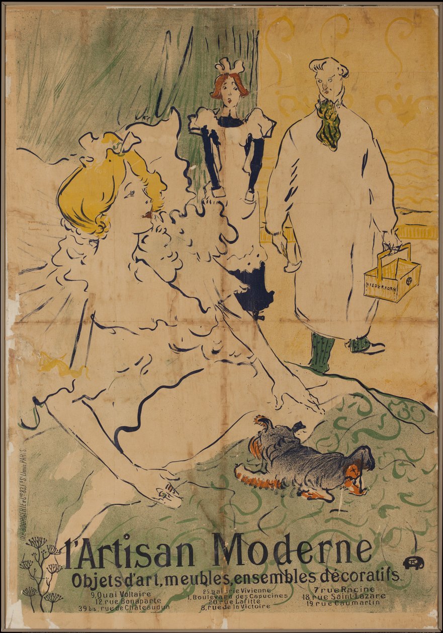Den moderne håndverkeren av Henri de Toulouse Lautrec
