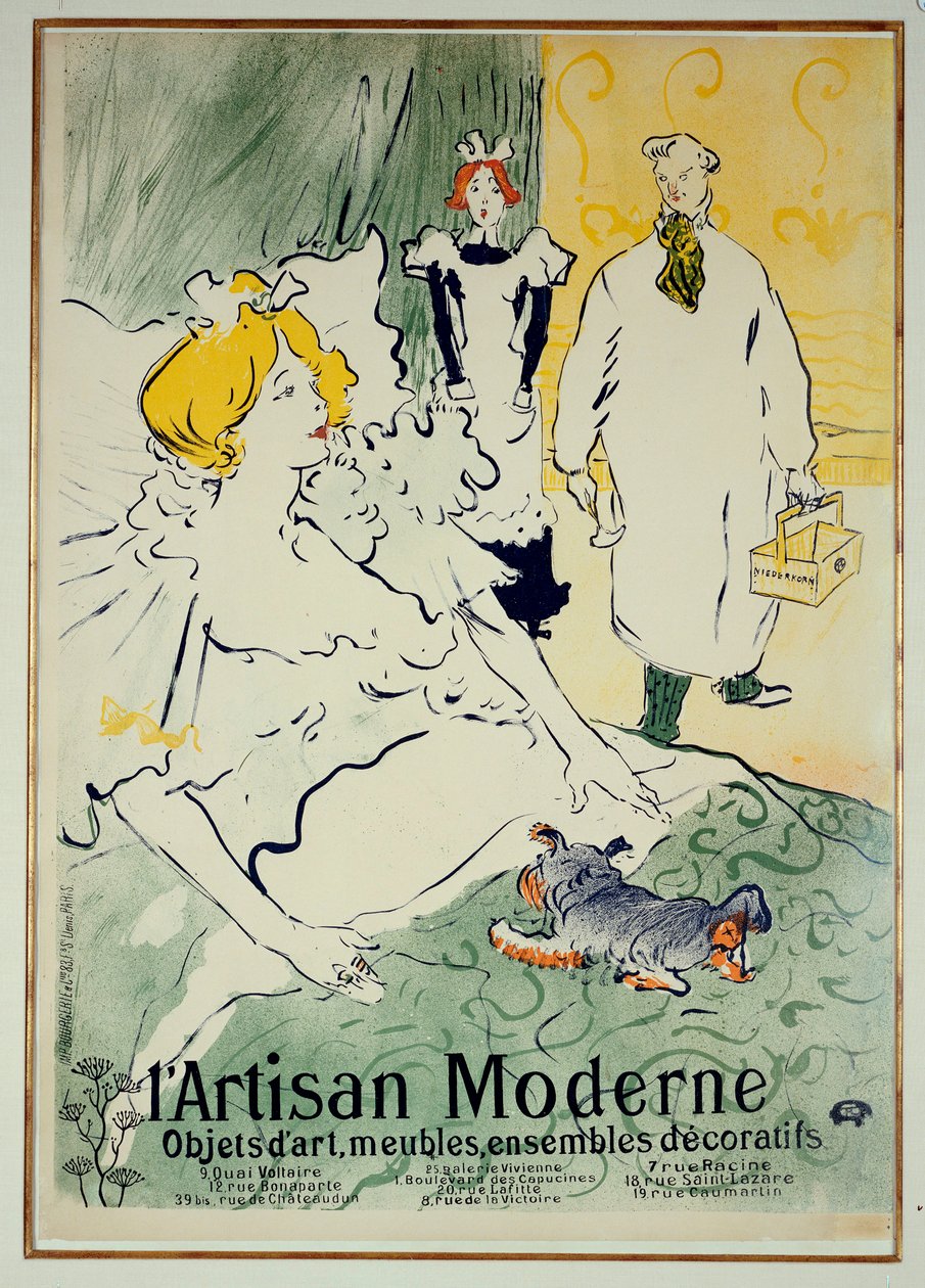 Den moderne håndverkeren, 1896 av Henri de Toulouse Lautrec