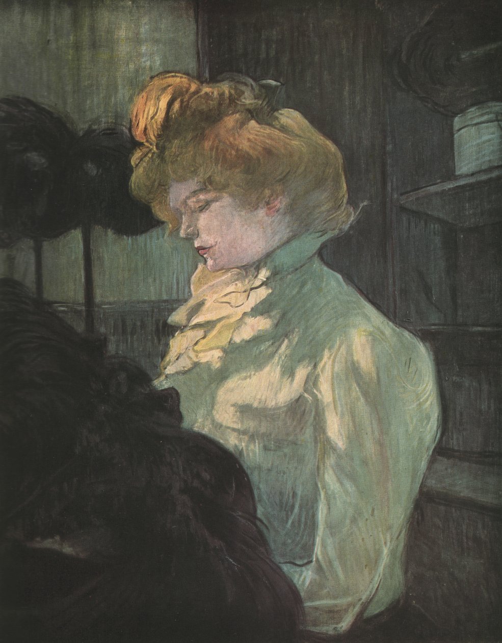 'The Milliner', 1900, 1952. av Henri de Toulouse Lautrec