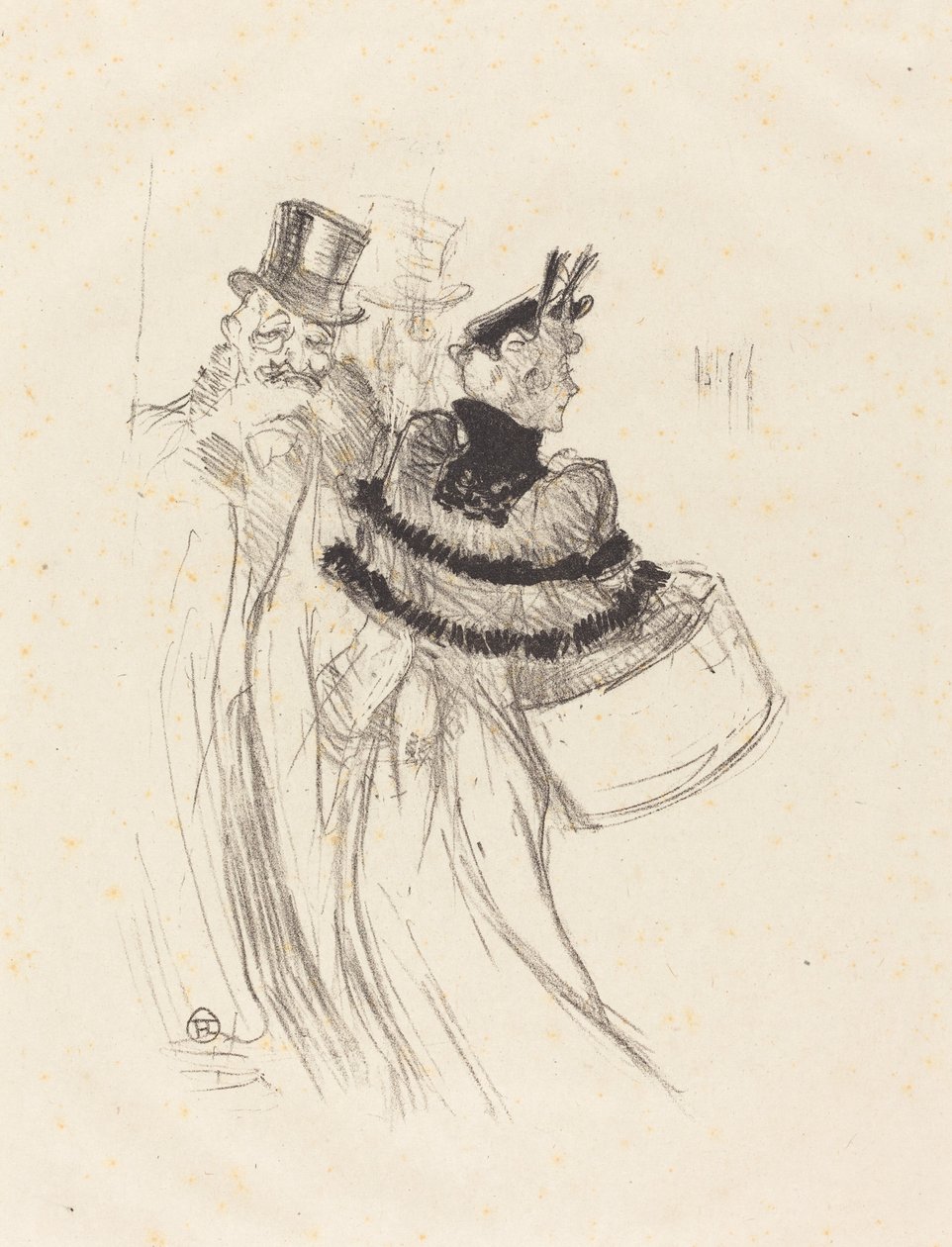 De gamle herrer av Henri de Toulouse Lautrec