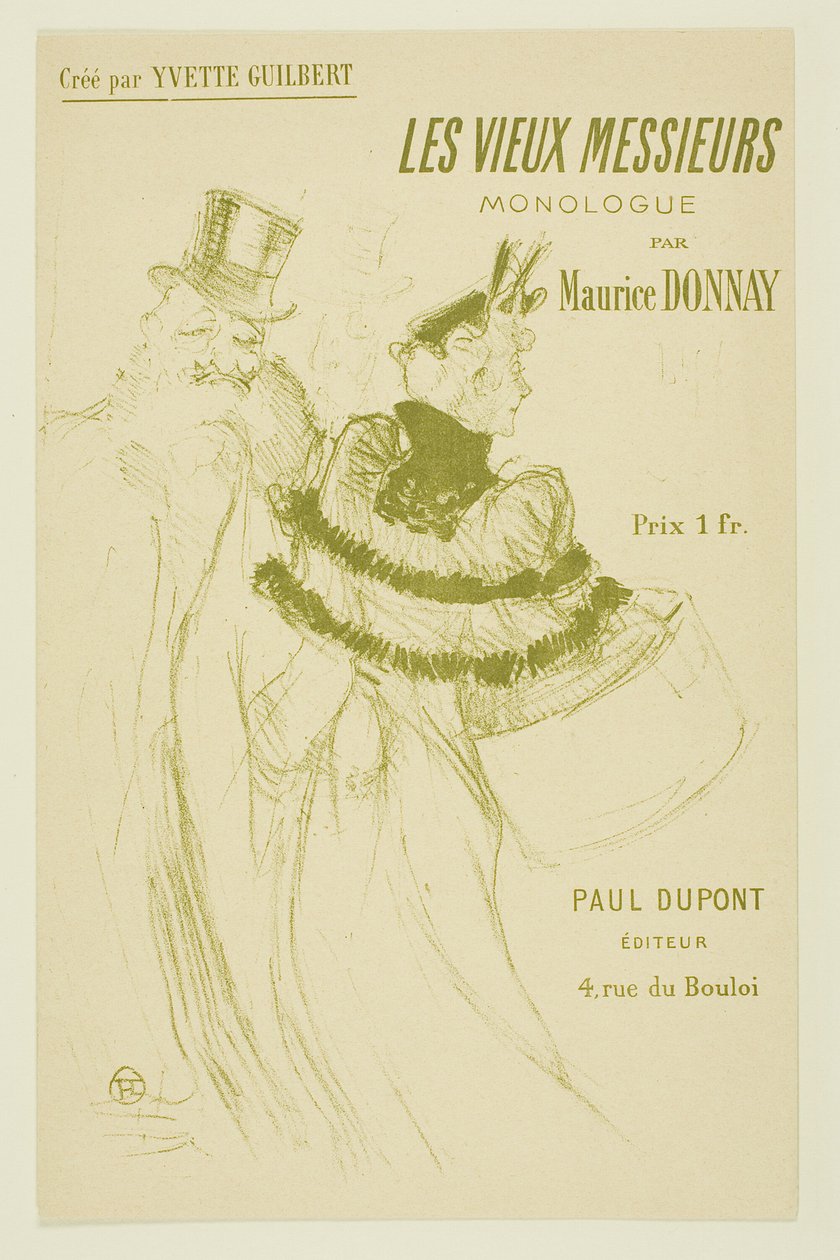 De gamle herrer av Henri de Toulouse Lautrec