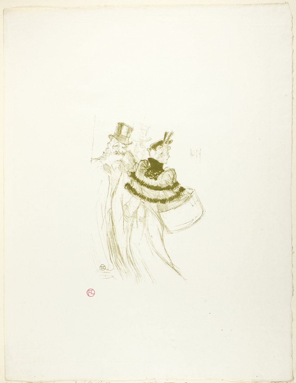 De gamle herrer av Henri de Toulouse Lautrec