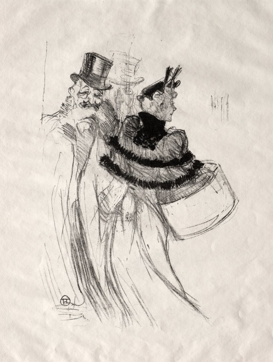 De gamle herrer av Henri de Toulouse Lautrec