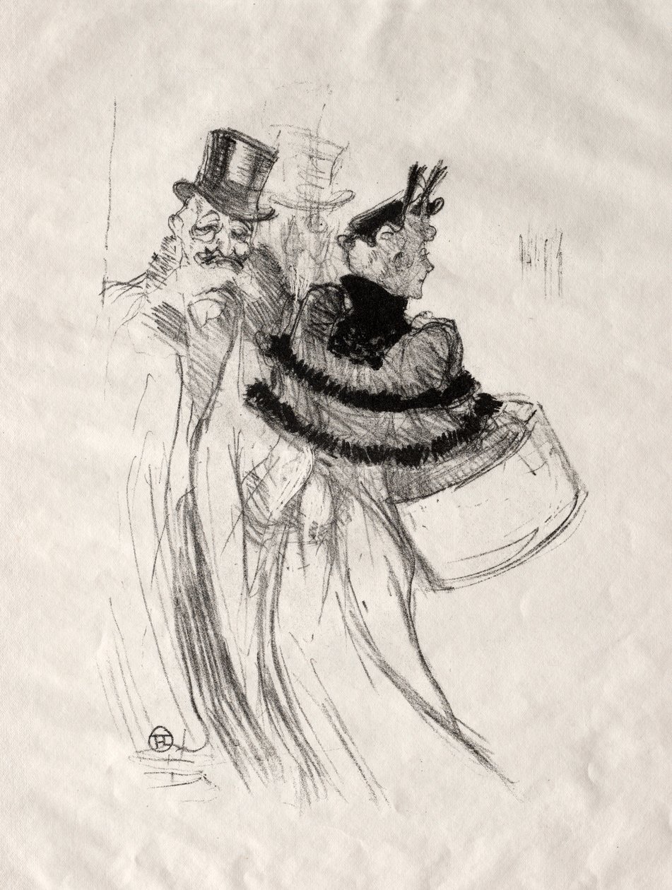 De gamle herrer, 1894. av Henri de Toulouse Lautrec