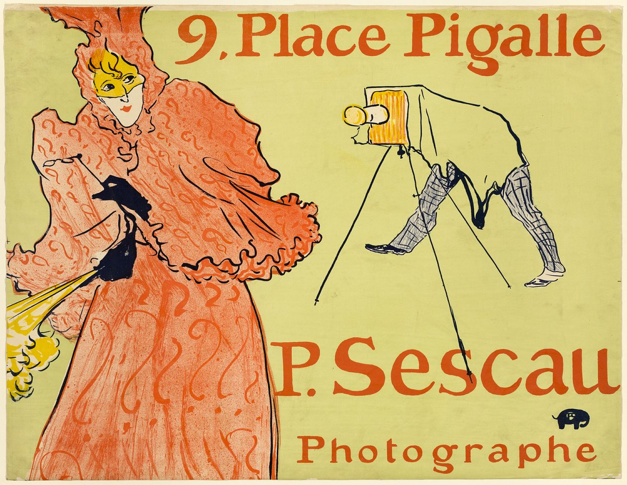 Fotografen Sescau av Henri de Toulouse Lautrec