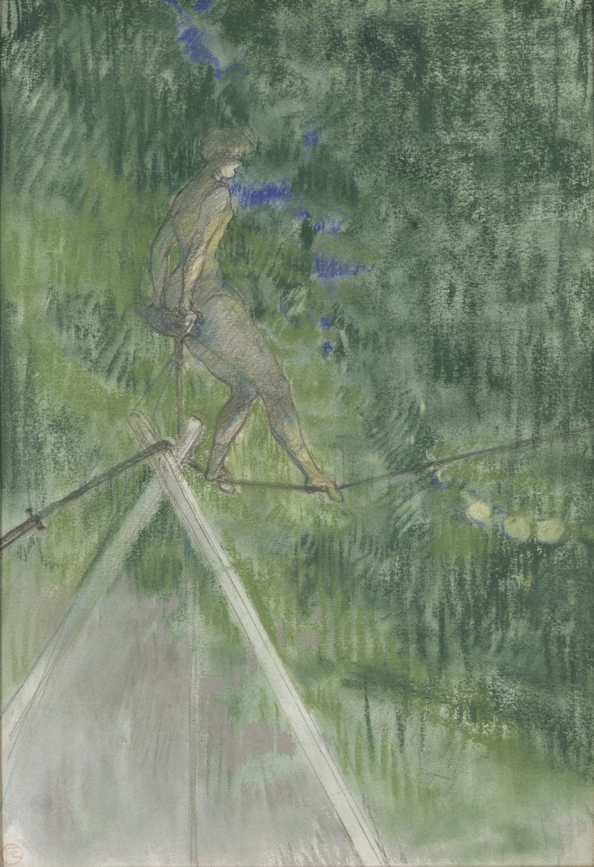 The Rope Dancer (pastell) av Henri de Toulouse Lautrec