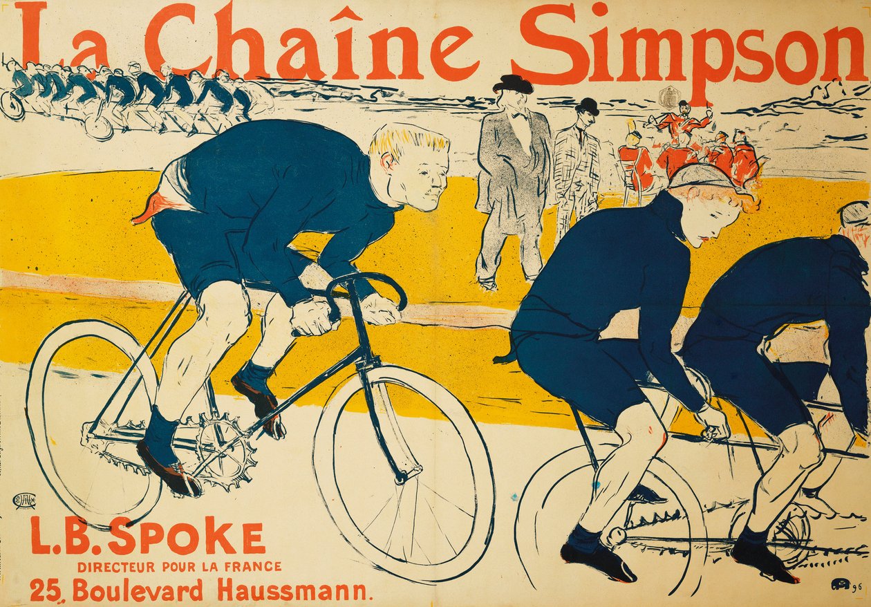 Simpson-kjeden; The Simpsons Chain, 1896 av Henri de Toulouse Lautrec