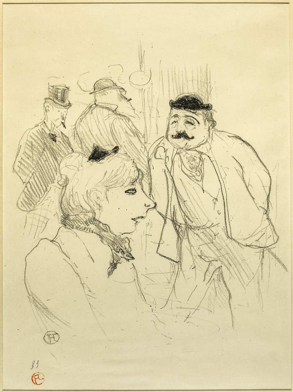 Stengelen – Moulin Rouge av Henri de Toulouse Lautrec