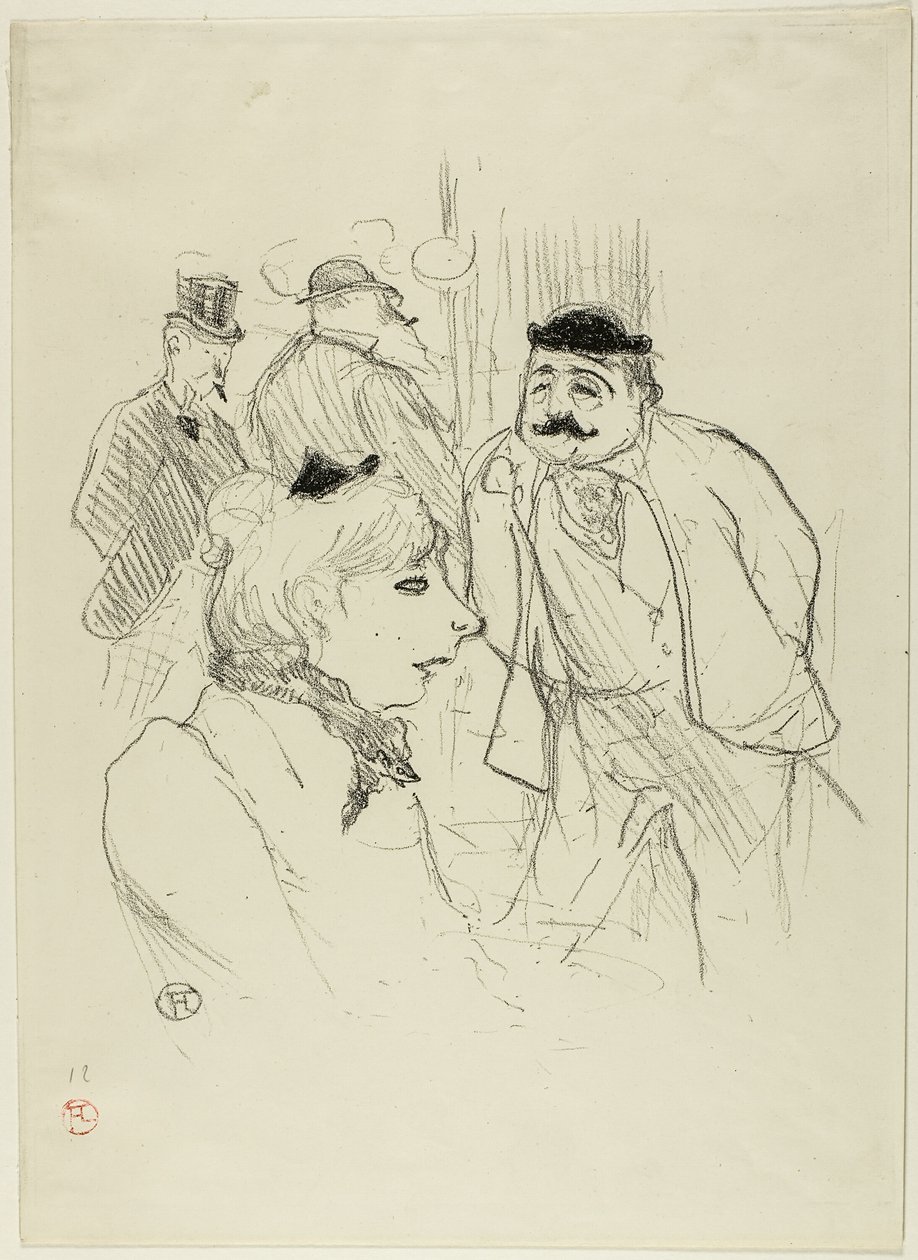 Stengelen – Moulin Rouge av Henri de Toulouse Lautrec