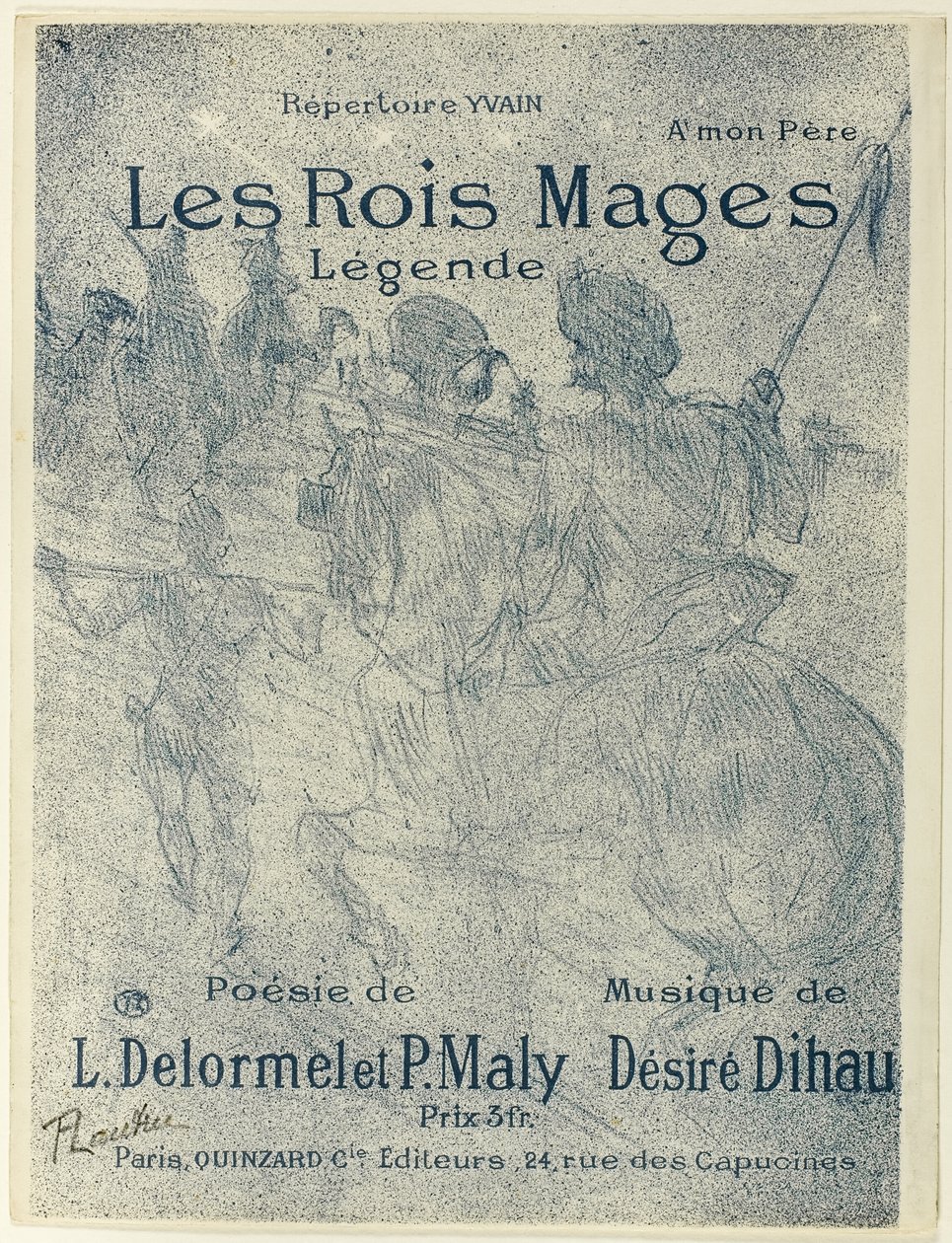 De tre vise menn av Henri de Toulouse Lautrec