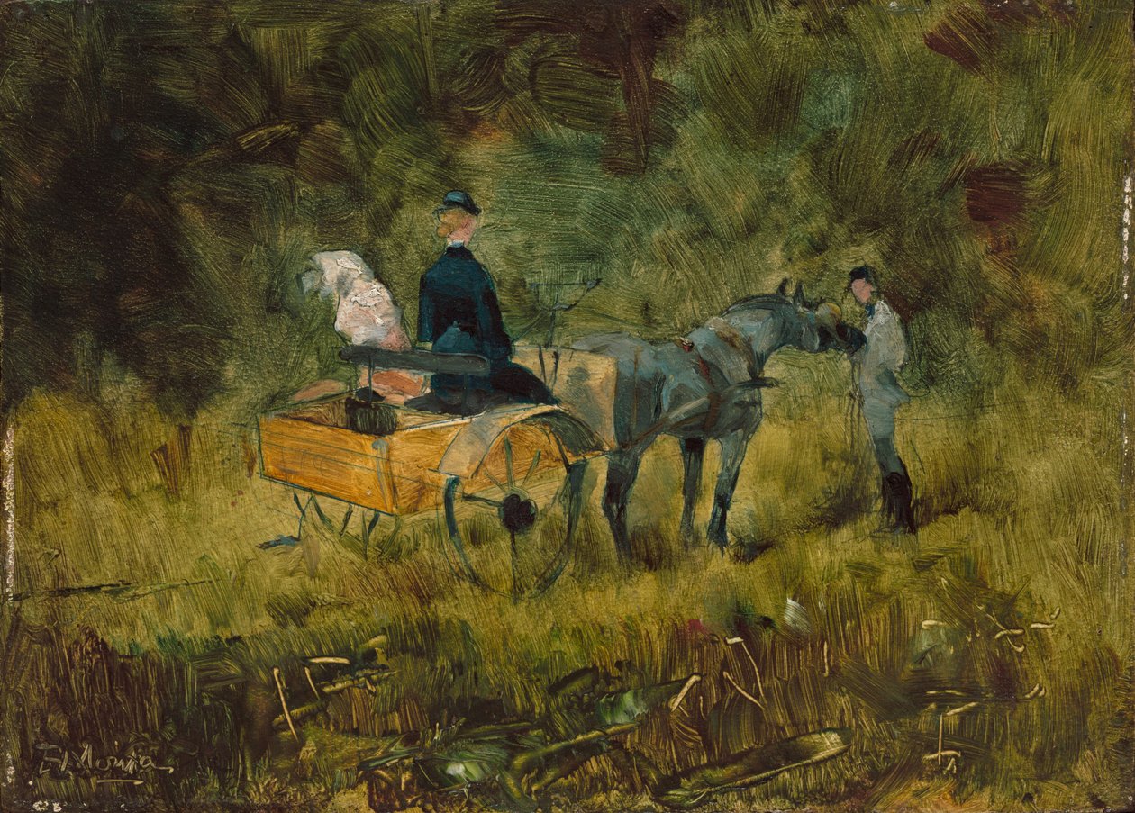 Fellen, 1880. av Henri de Toulouse Lautrec