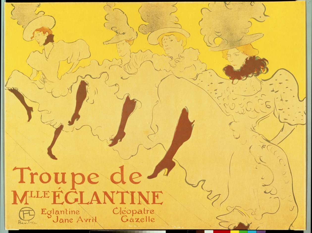 Troppen til Mademoiselle Eglantine, 1896 av Henri de Toulouse Lautrec