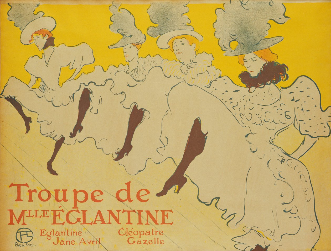 Troppen til Mademoiselle Eglantine, 1896 av Henri de Toulouse Lautrec