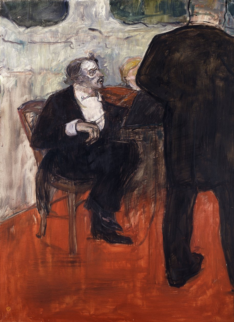 Fiolinisten Dancla; Le Violiniste Dancla, 1900 av Henri de Toulouse Lautrec