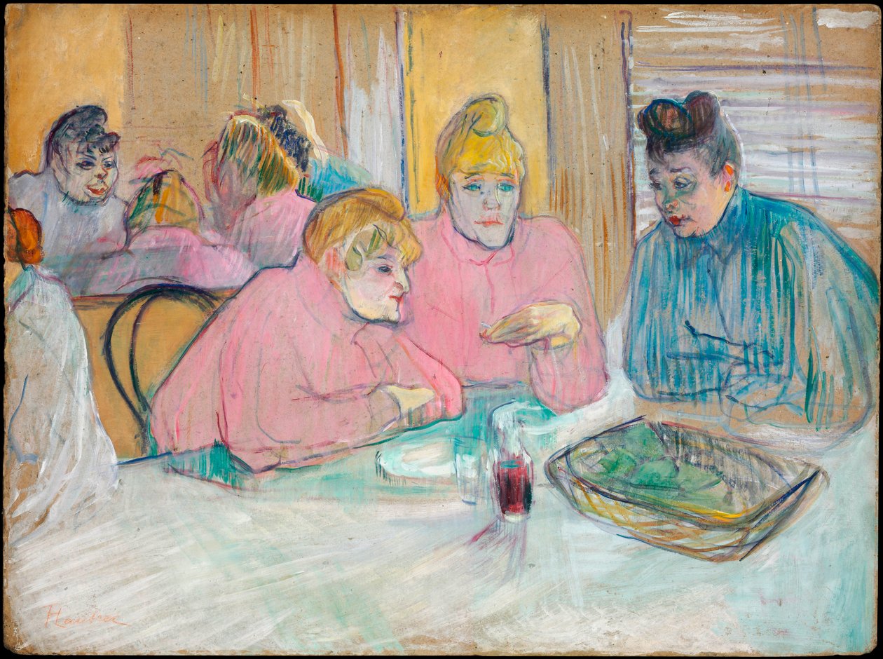 Disse damene i matsalen, 1893-94 av Henri de Toulouse Lautrec