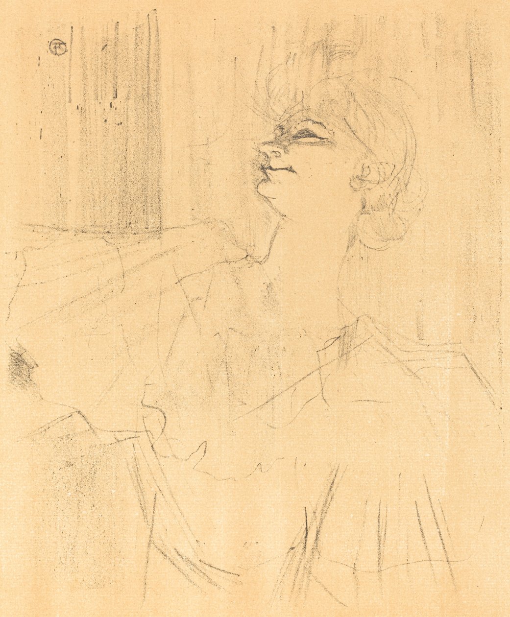 Til Menilmontant fra Bruant Til Ménilmontant, fra Bruant, 1898. av Henri de Toulouse Lautrec