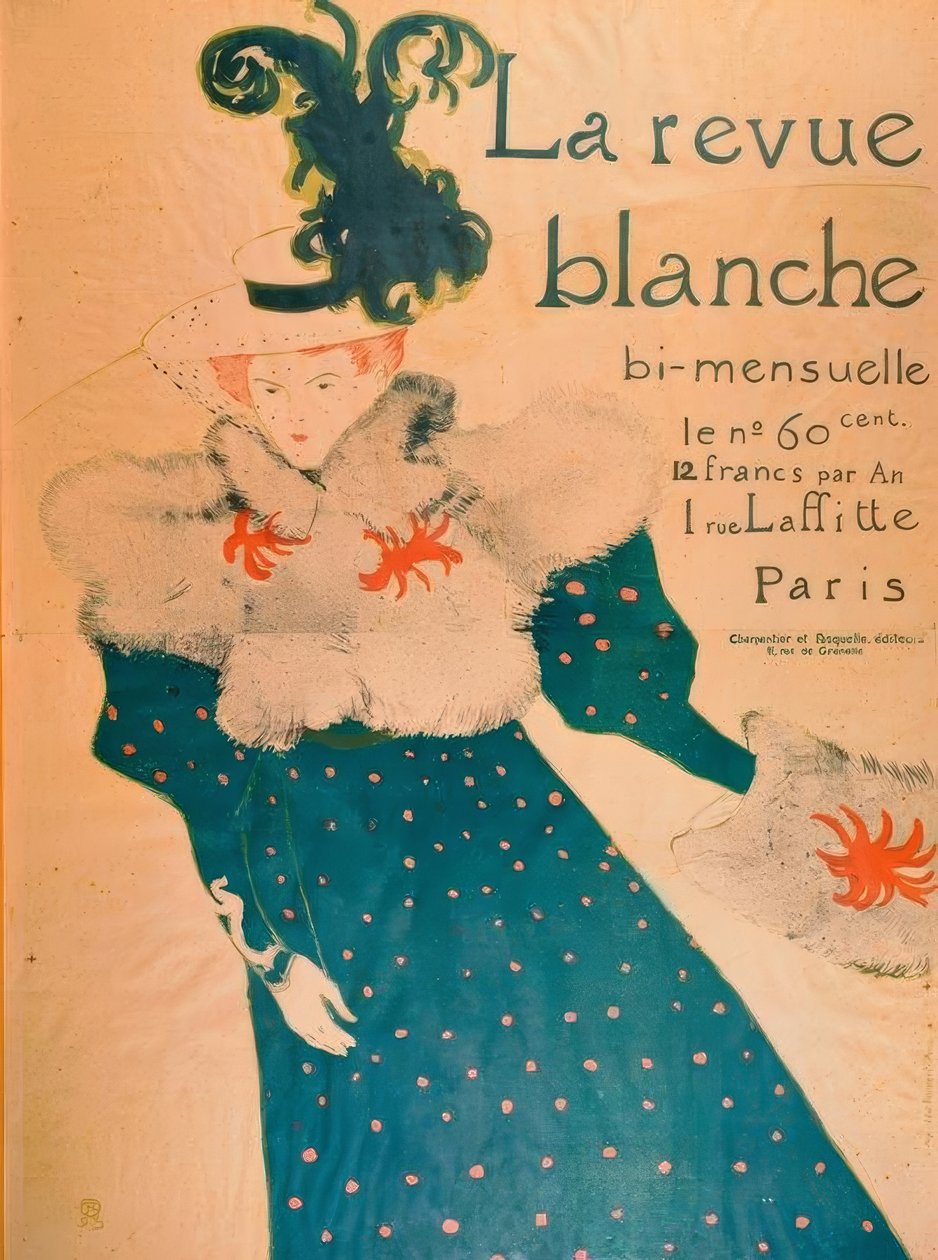 Toulouse-Lautrec / La Revue Blanche / 1895 av Henri de Toulouse Lautrec