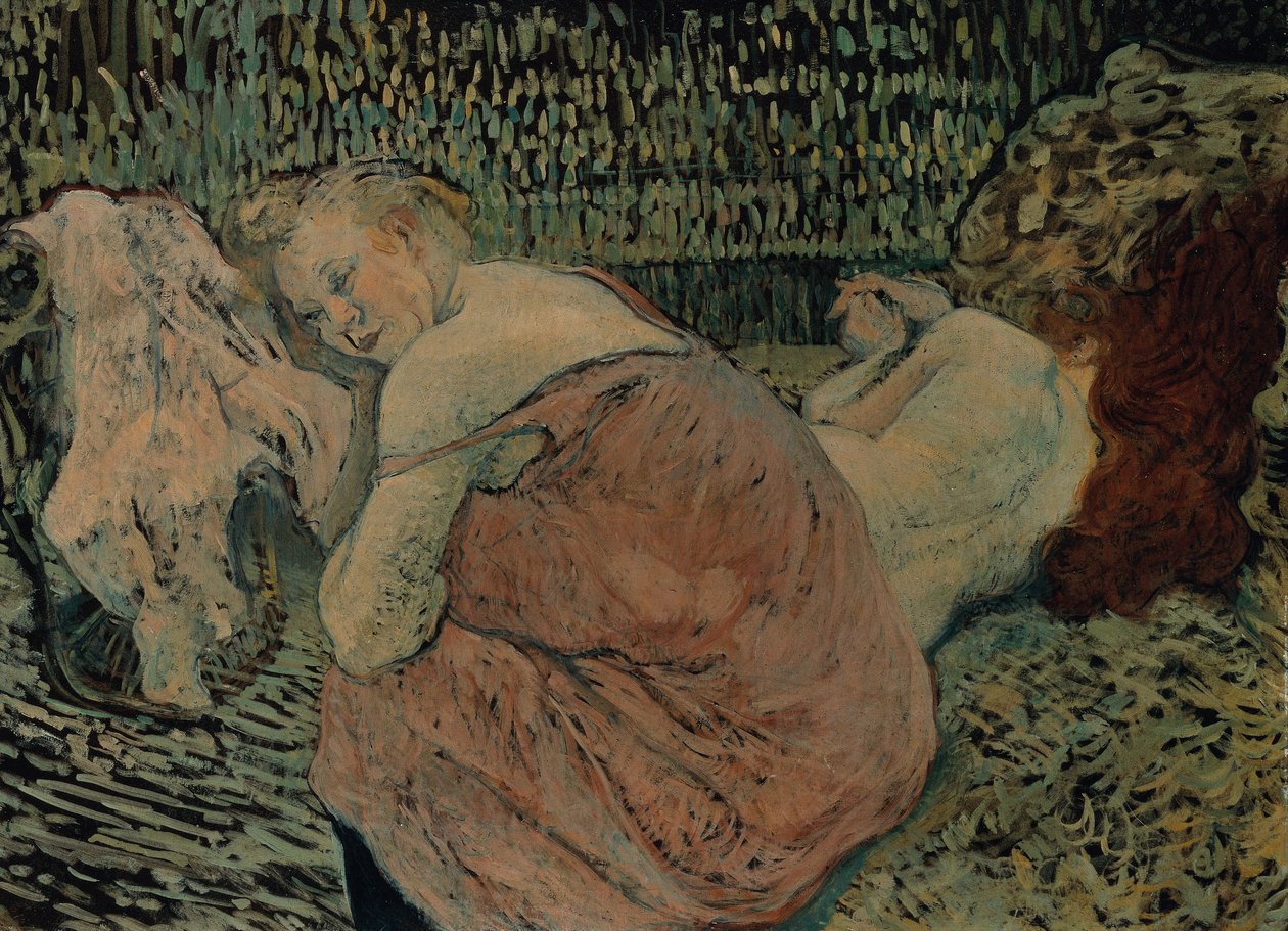 To venner, 1895 av Henri de Toulouse Lautrec