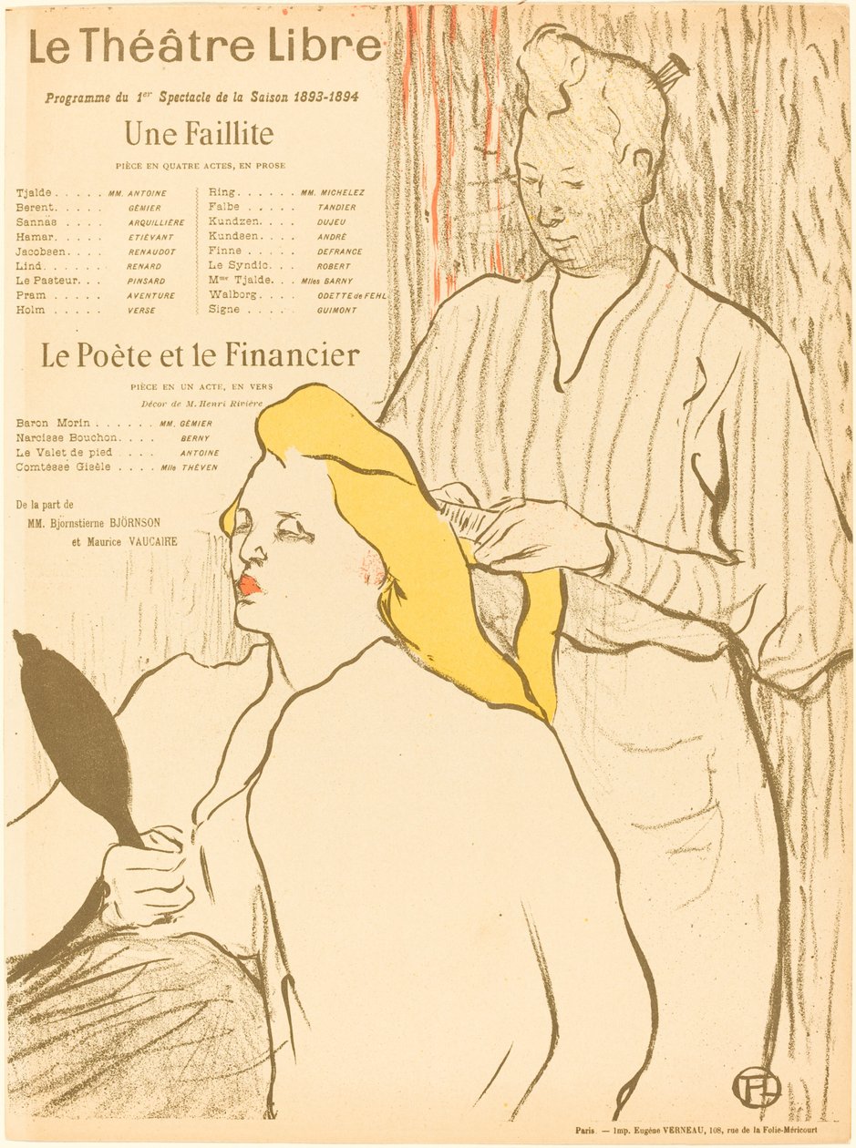 Konkurser; Poeten og finansmannen av Henri de Toulouse Lautrec