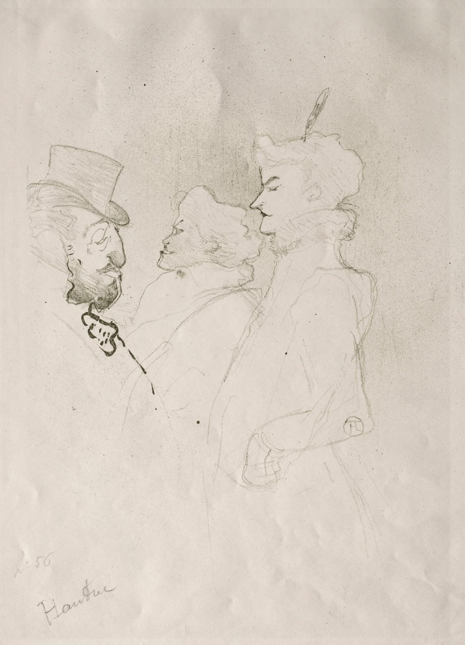 Hvorfor ikke en gang utgjør ikke en vane, 1893. av Henri de Toulouse Lautrec
