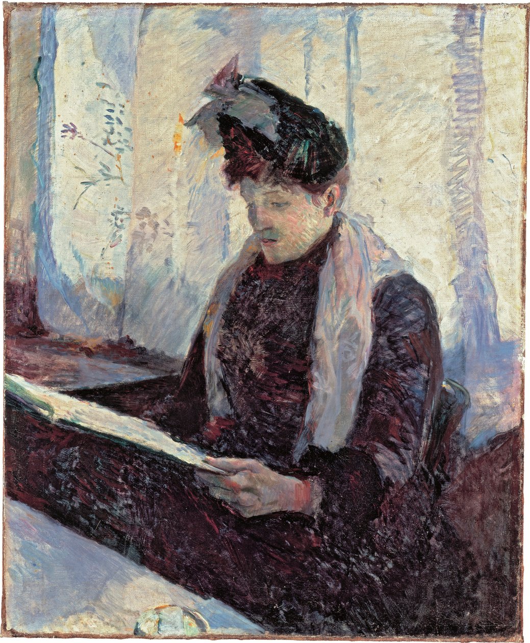 Kvinne på kafé av Henri de Toulouse Lautrec