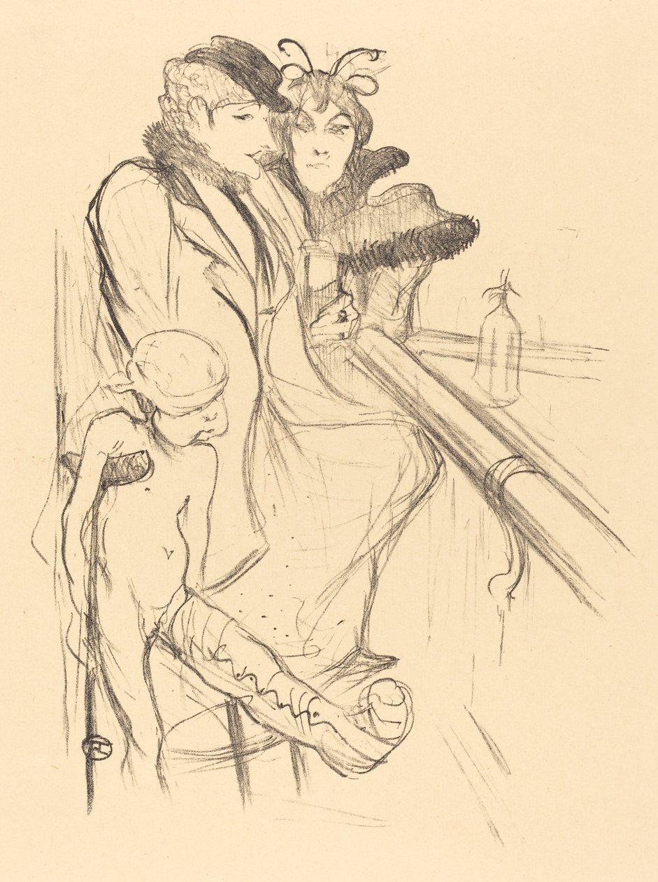 Sårede Eros (Eros vanné) av Henri de Toulouse Lautrec