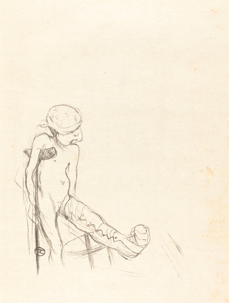 Sårede Eros (Eros vanné) av Henri de Toulouse Lautrec