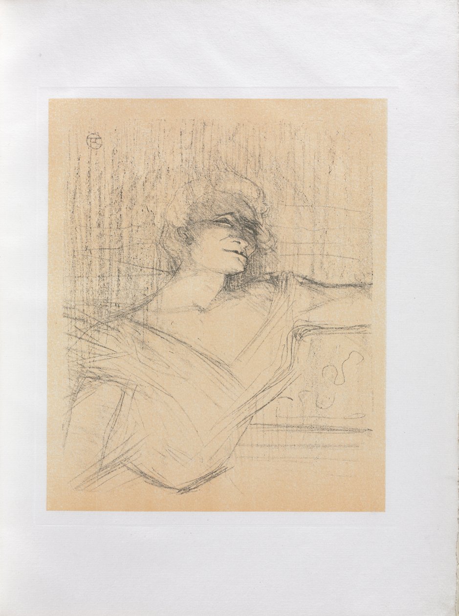 Yvette Guilbert-English Series: I limet av Henri de Toulouse Lautrec