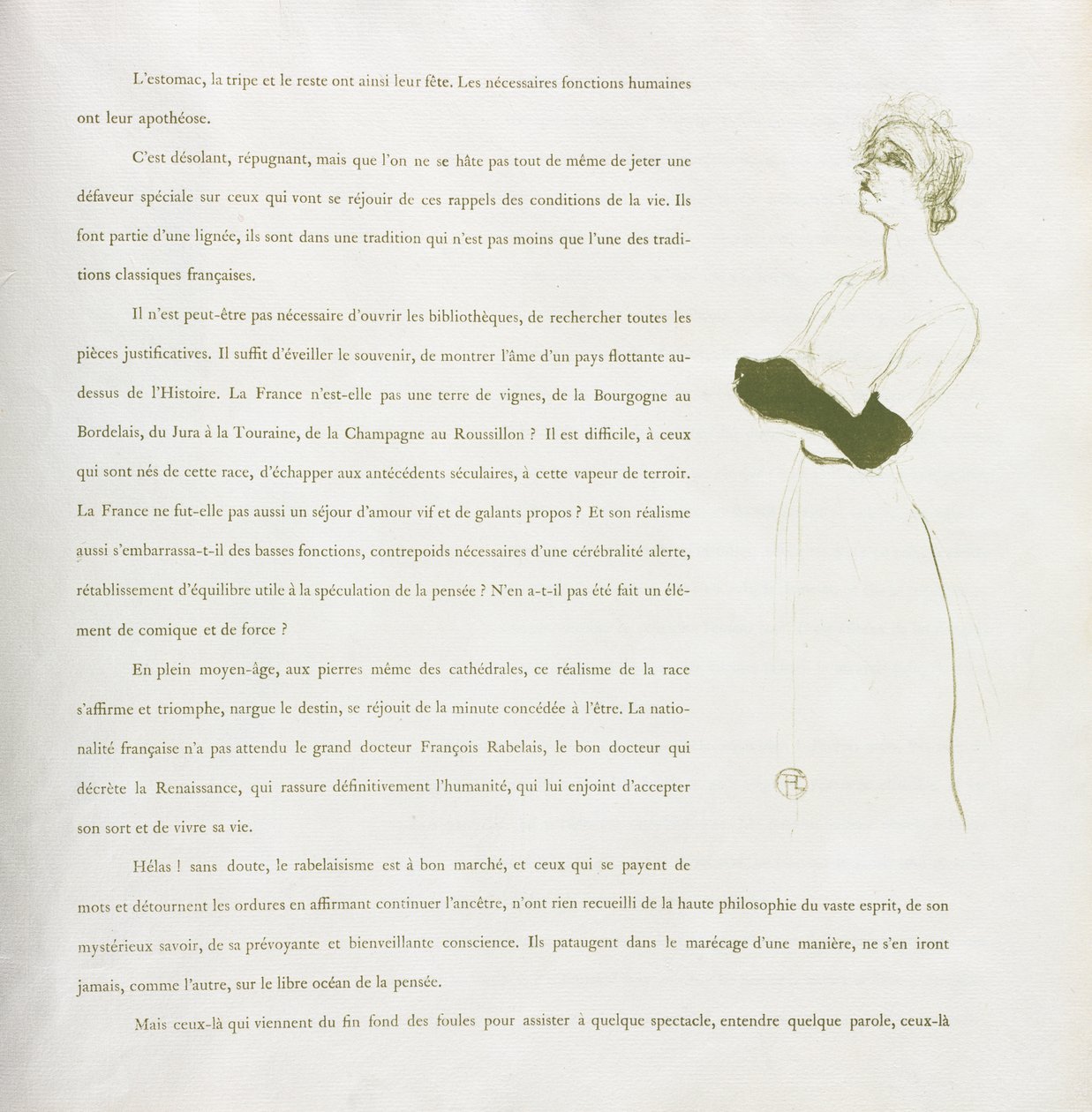 Yvette Guilbert-French Series: nr. 10 av Henri de Toulouse Lautrec